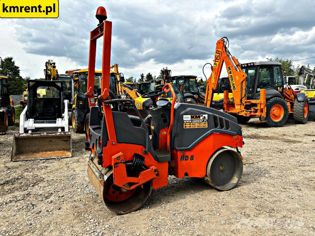 Hamm HD 8 WALEC 2017R. | BOMAG BW80 BW100 DYNAPAC CC100 Valjci sa duplim bubnjem