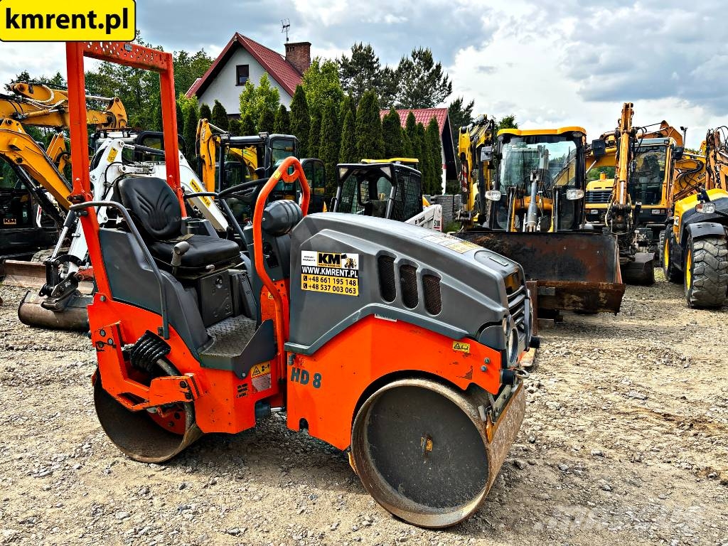 Hamm HD 8 WALEC 2017R. | BOMAG BW80 BW100 DYNAPAC CC100 Valjci sa duplim bubnjem