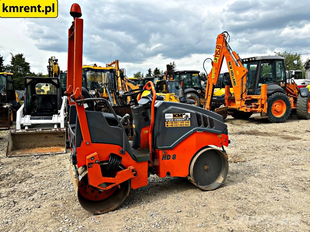 Hamm HD 8 WALEC 2017R. | BOMAG BW80 BW100 DYNAPAC CC100 Valjci sa duplim bubnjem