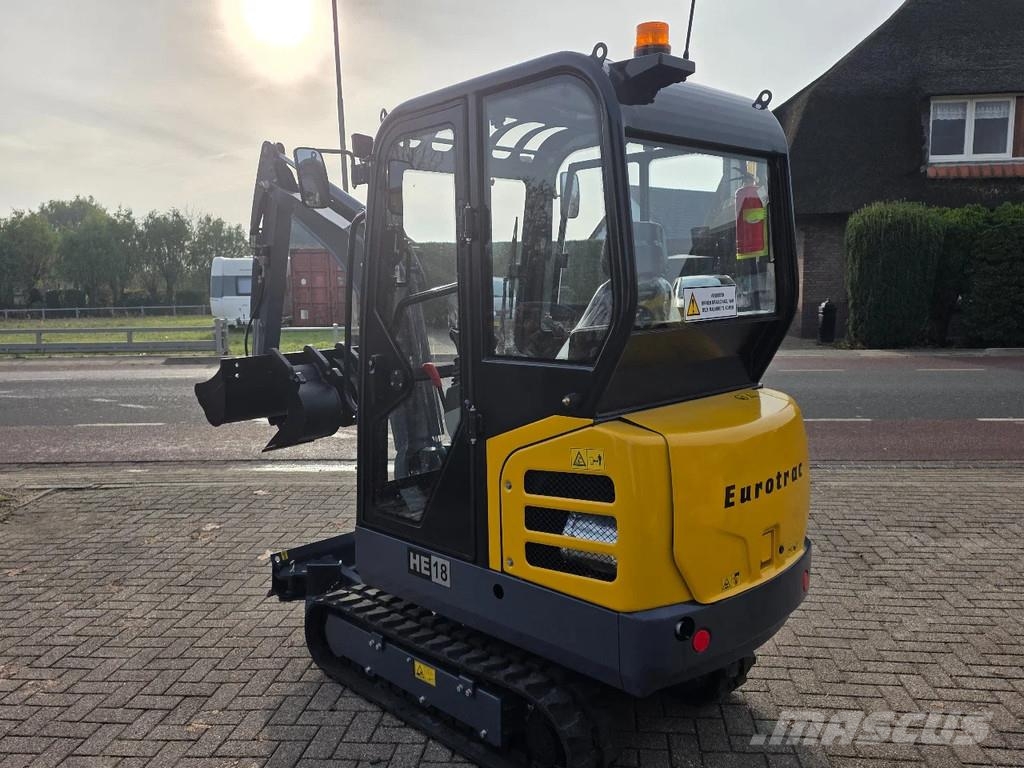 Kubota Eurotrac he18 graafmachine minigraver Minijeřáby