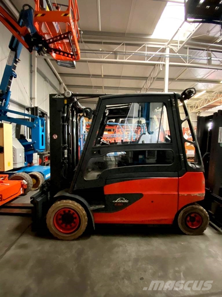 Linde E 50 Elektrikli forkliftler