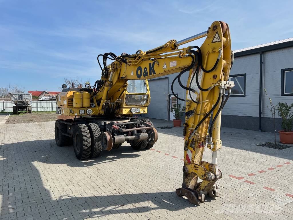 O&K MHS , RAIL zweiwegebagger Speciális kotrók
