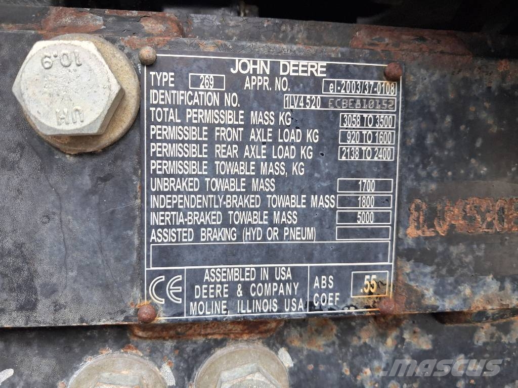 John Deere 4520 Kompakt traktorok
