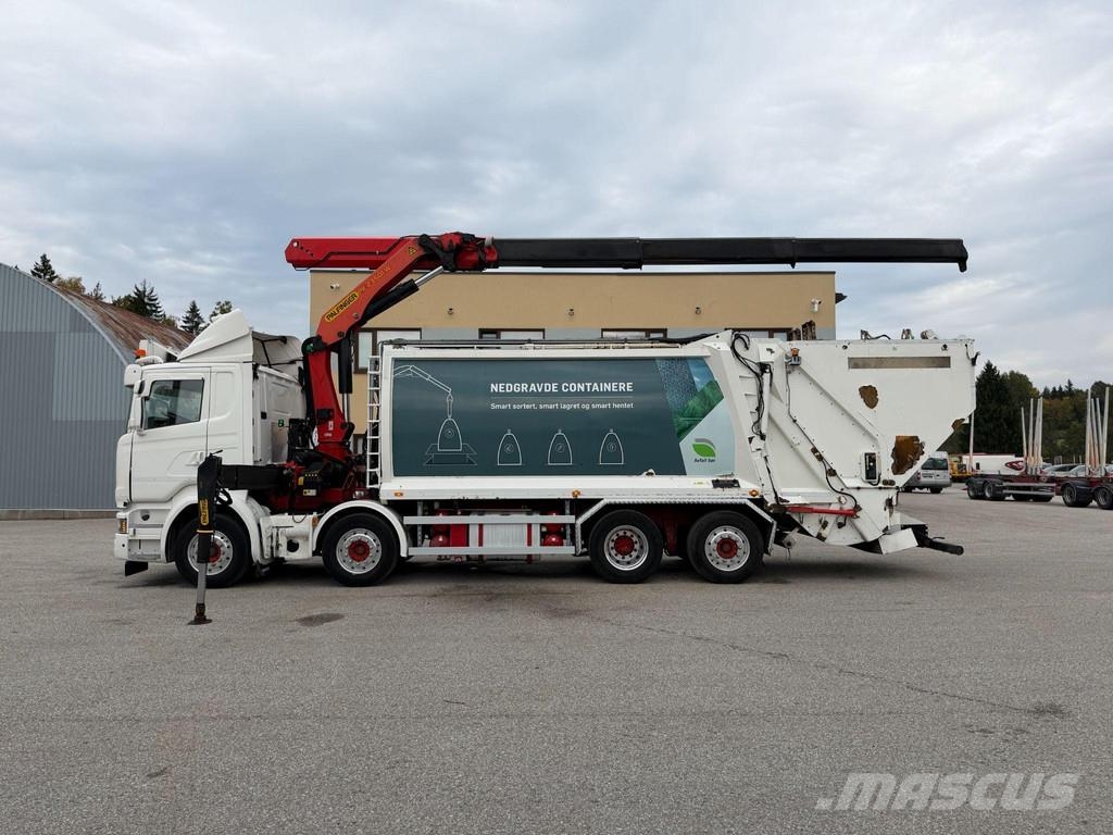 Scania R580 8x2*6 + RETARDER + PALFINGER CRANE + KAOUSSIS Chassis Cab trucks