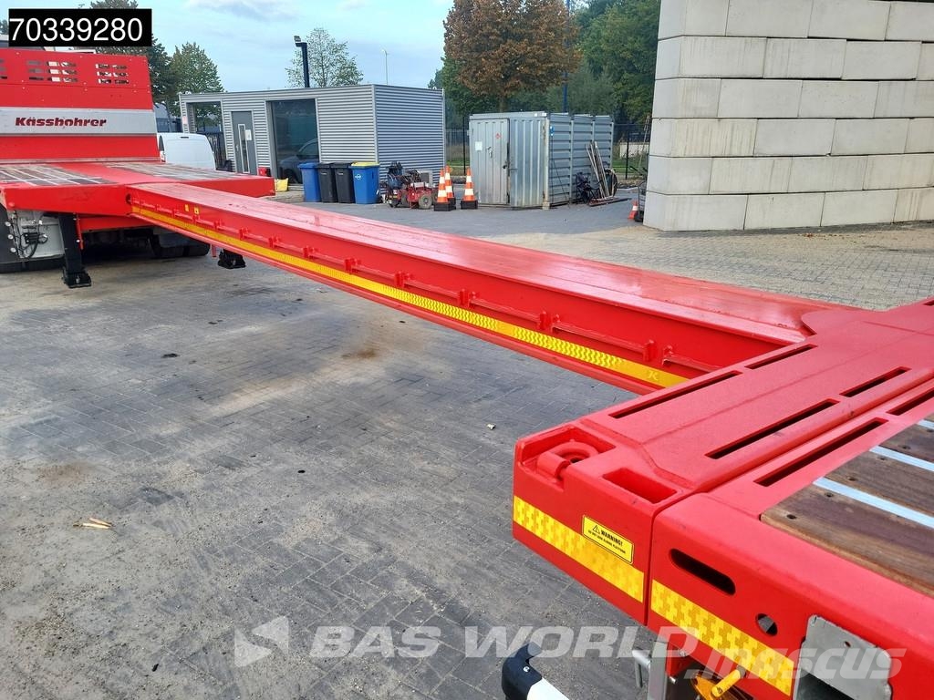 Kässbohrer LB3E 3 axles Extendable Lift + Steering Axle Žemo iškrovimo puspriekabės