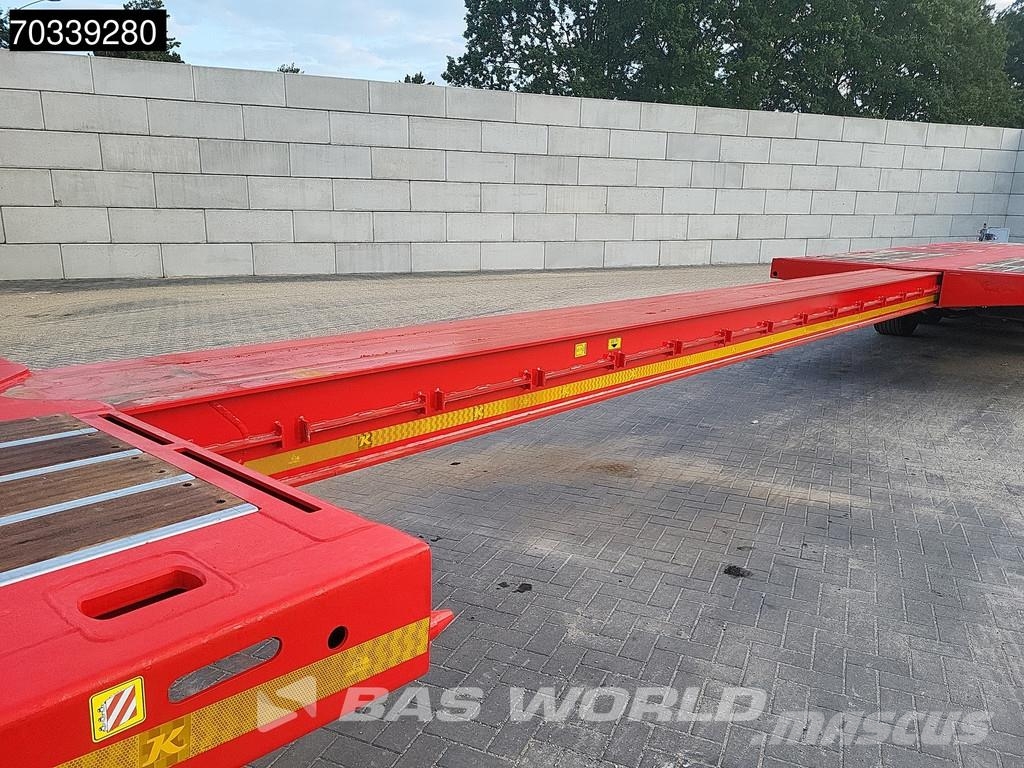 Kässbohrer LB3E 3 axles Extendable Lift + Steering Axle Žemo iškrovimo puspriekabės