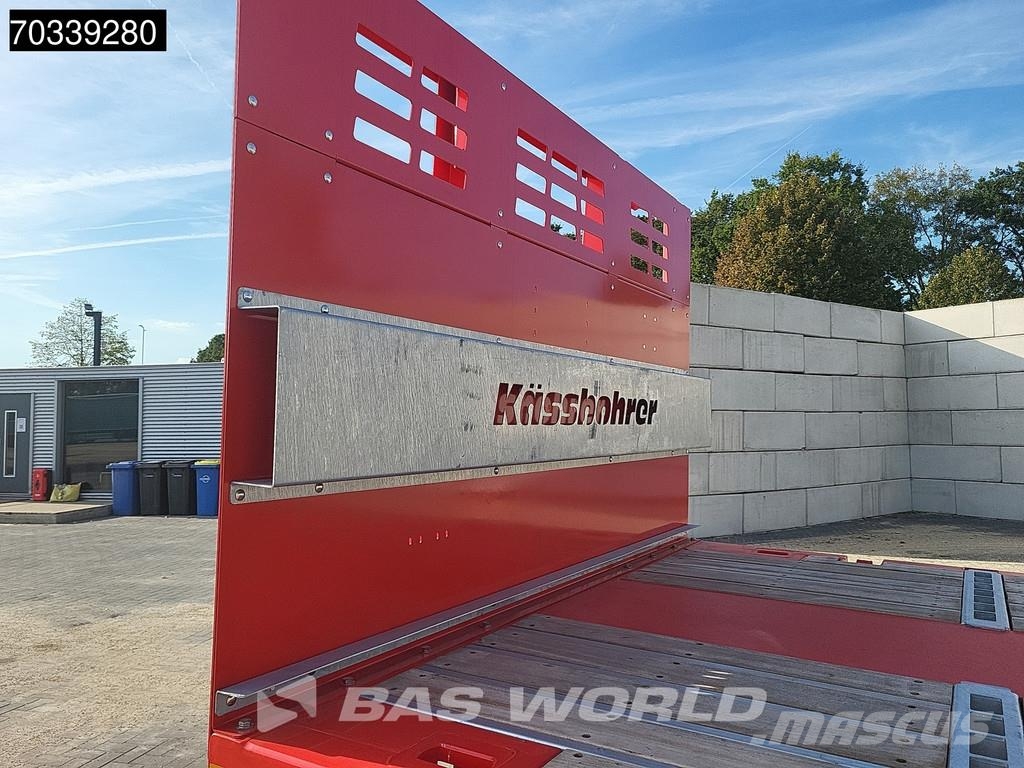 Kässbohrer LB3E 3 axles Extendable Lift + Steering Axle Žemo iškrovimo puspriekabės