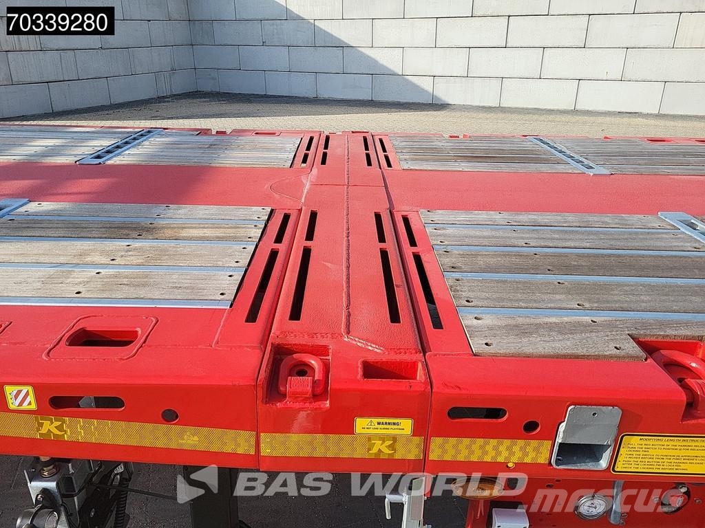 Kässbohrer LB3E 3 axles Extendable Lift + Steering Axle Žemo iškrovimo puspriekabės