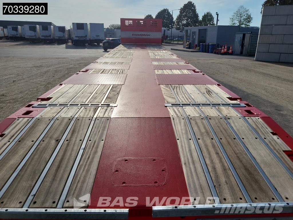 Kässbohrer LB3E 3 axles Extendable Lift + Steering Axle Žemo iškrovimo puspriekabės