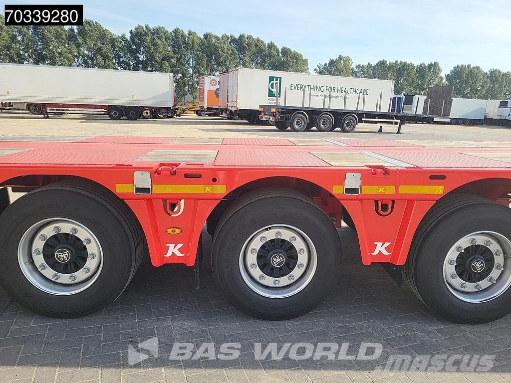 Kässbohrer LB3E 3 axles Extendable Lift + Steering Axle Žemo iškrovimo puspriekabės