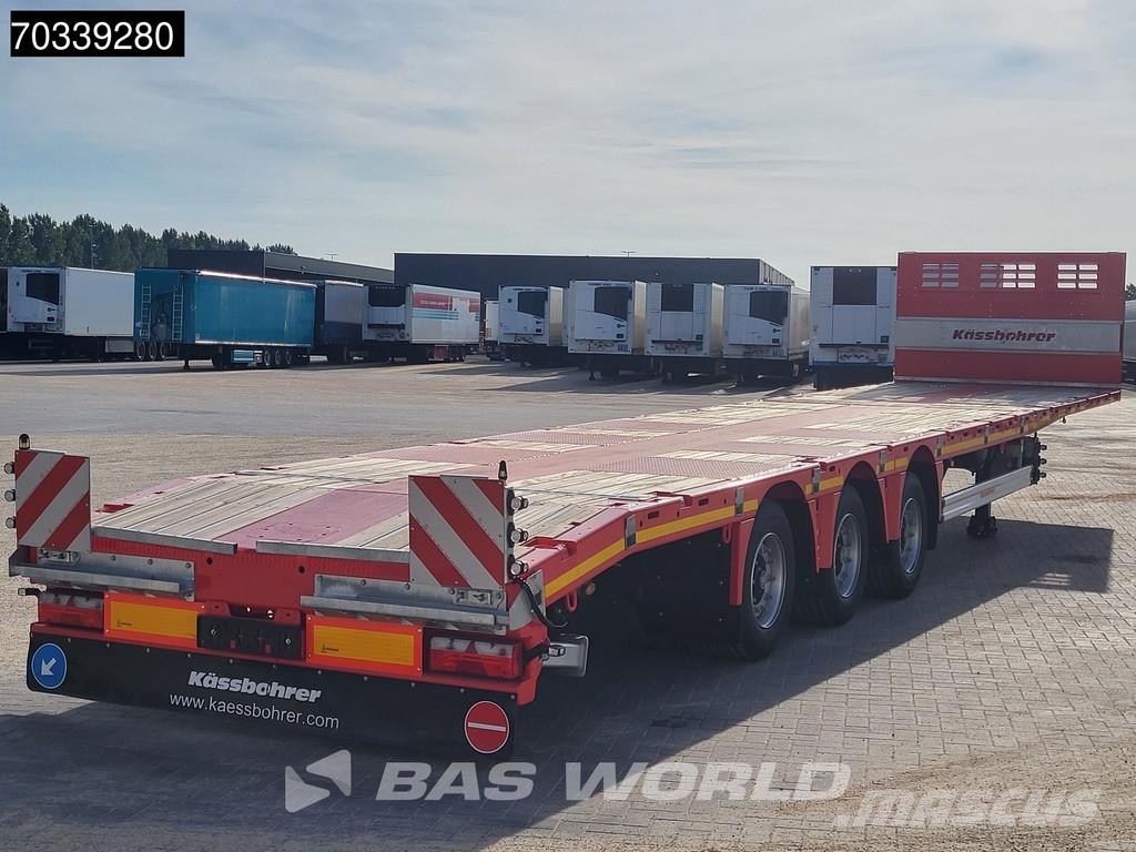 Kässbohrer LB3E 3 axles Extendable Lift + Steering Axle Žemo iškrovimo puspriekabės
