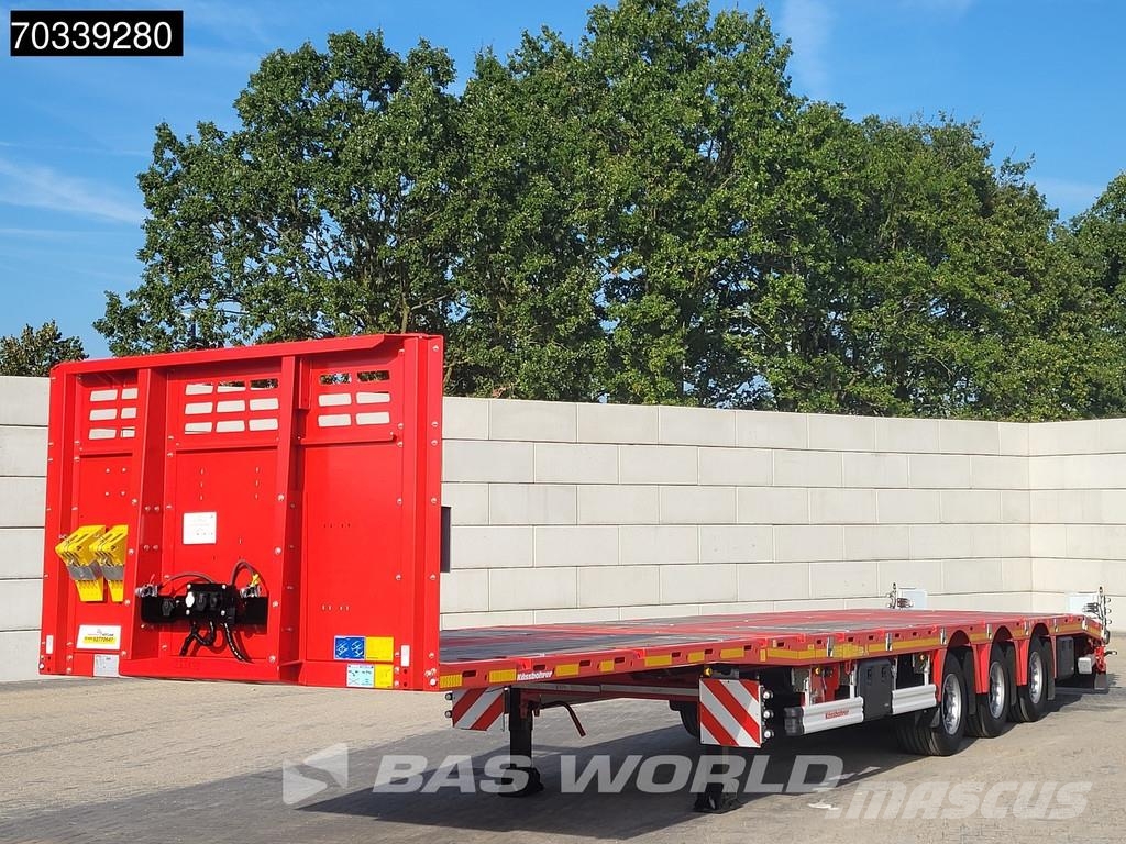 Kässbohrer LB3E 3 axles Extendable Lift + Steering Axle Semirremolques de góndola rebajada