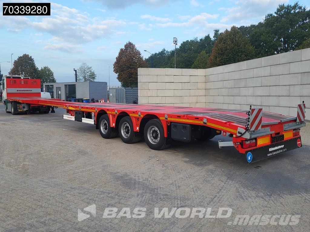 Kässbohrer LB3E 3 axles Extendable Lift + Steering Axle Žemo iškrovimo puspriekabės