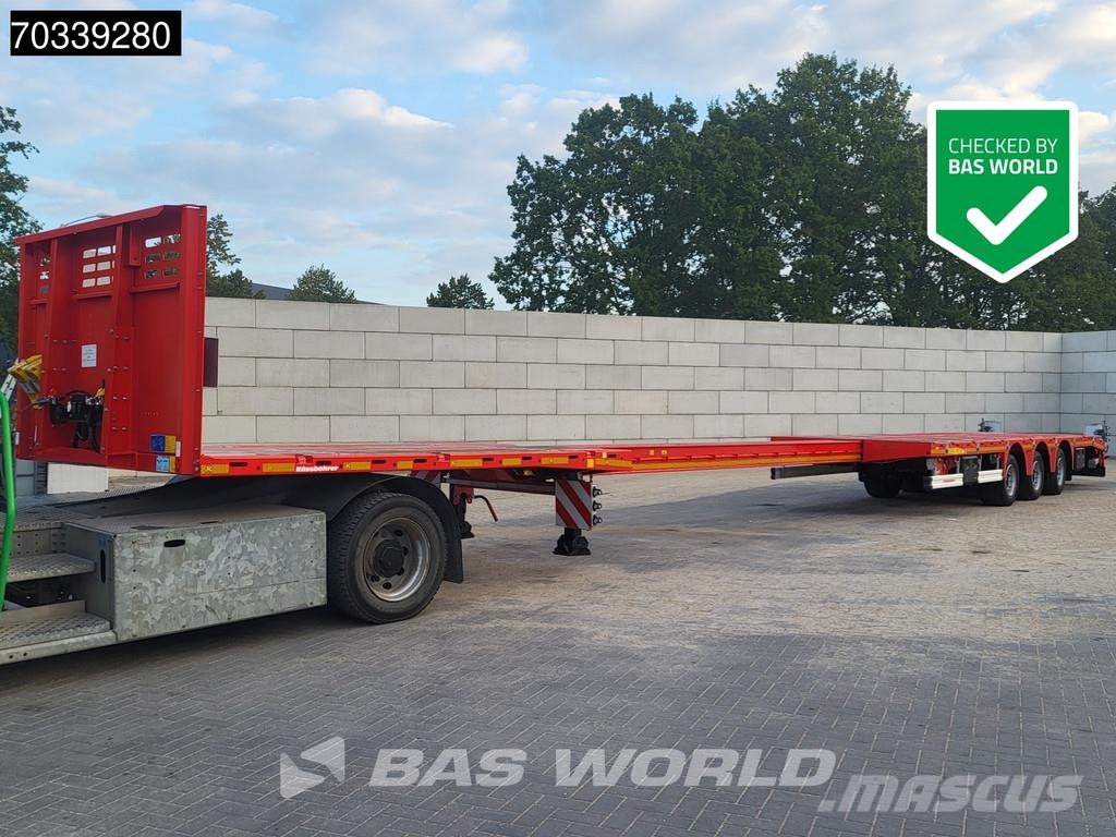 Kässbohrer LB3E 3 axles Extendable Lift + Steering Axle Žemo iškrovimo puspriekabės