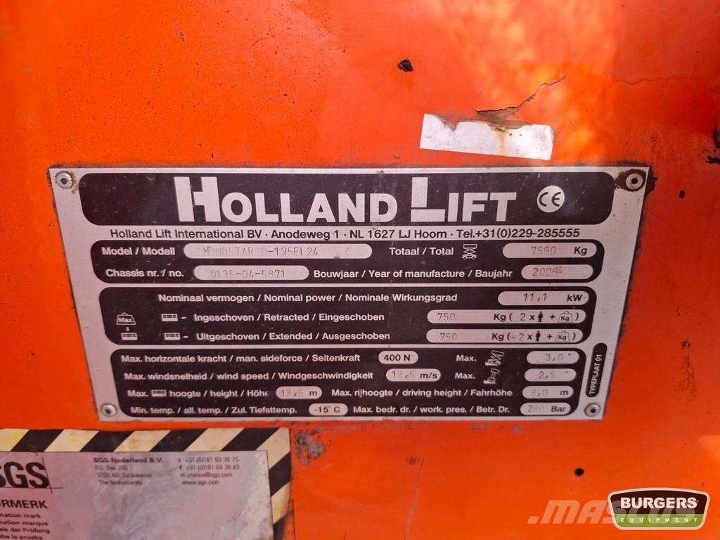 Holland Lift Q-135EL24 Šķerveida pacēlāji