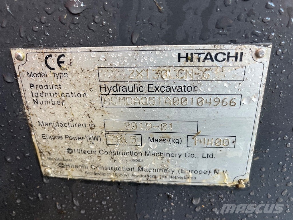 Hitachi ZX 130 LC N-6 Koparki gąsienicowe