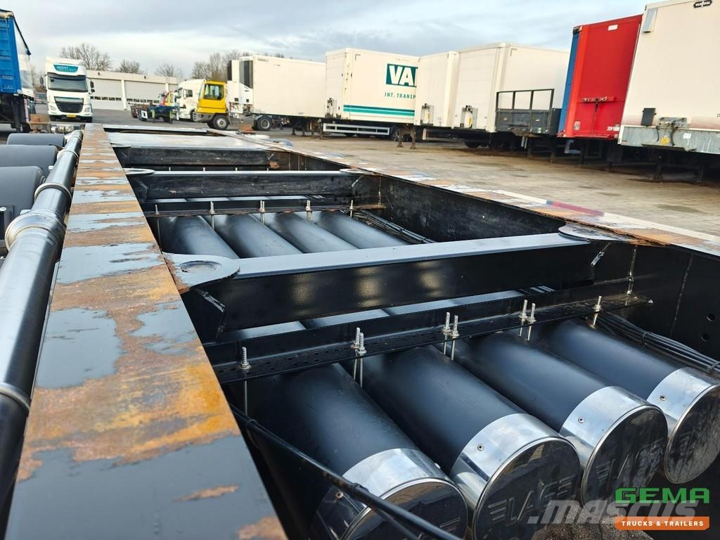LAG O-3-CC 3 Axles MB - 30FT Tipping Chassis - Rotary نصف مقطورات حاويات