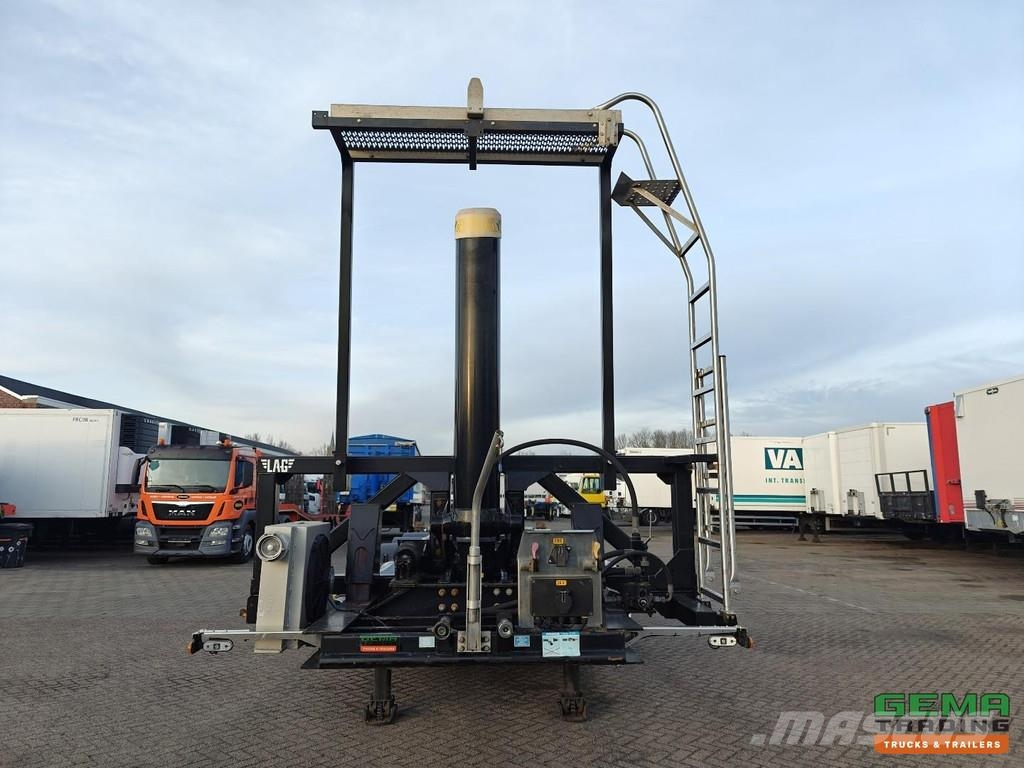 LAG O-3-CC 3 Axles MB - 30FT Tipping Chassis - Rotary نصف مقطورات حاويات