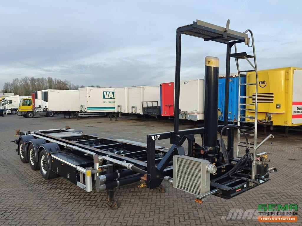 LAG O-3-CC 3 Axles MB - 30FT Tipping Chassis - Rotary نصف مقطورات حاويات