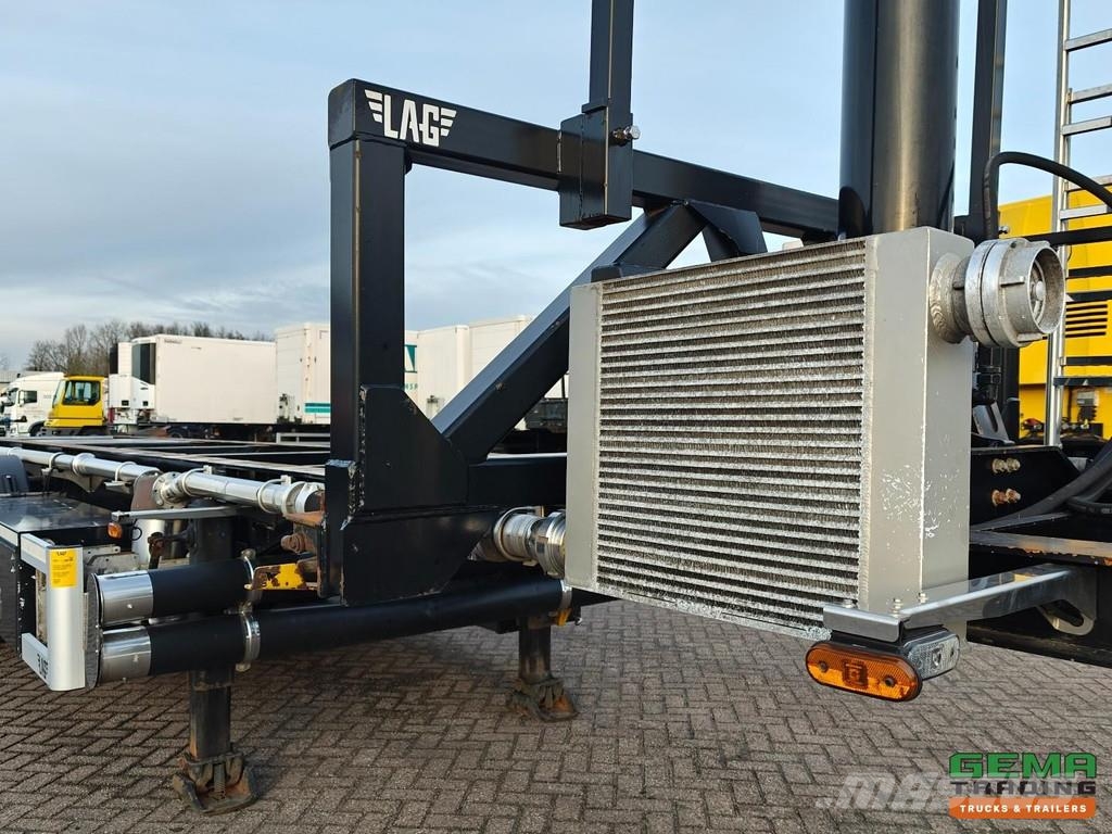 LAG O-3-CC 3 Axles MB - 30FT Tipping Chassis - Rotary نصف مقطورات حاويات