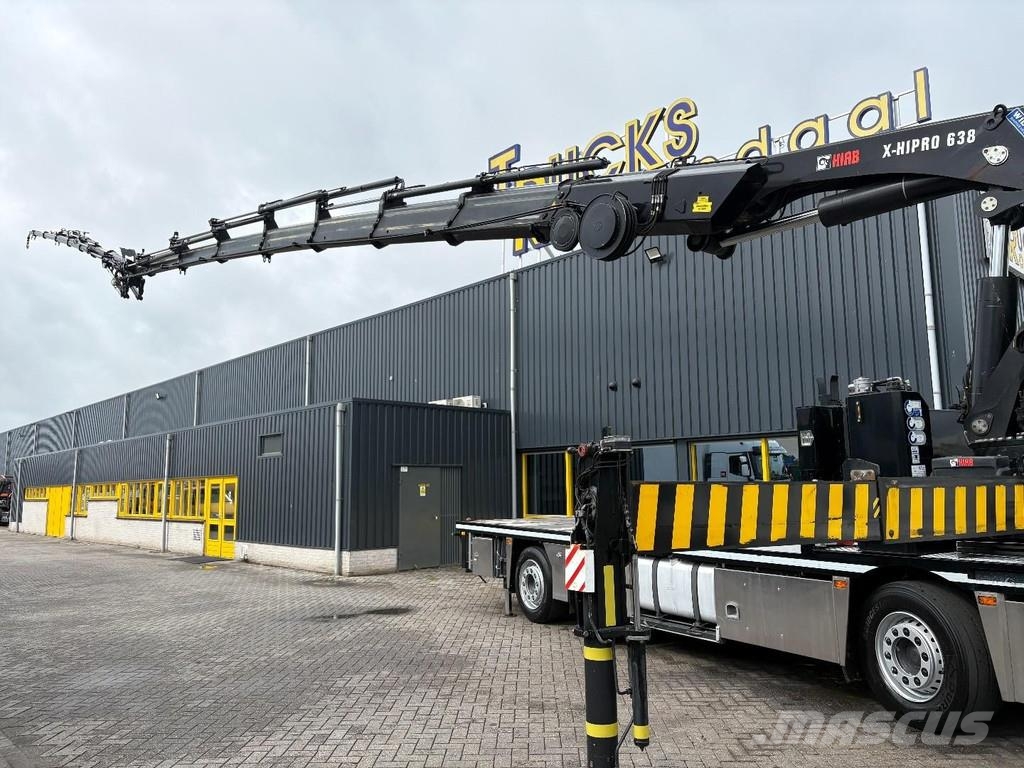DAF CF 460 + HIAB HIPRO 638 E-8.--- 8X EXT. + JIB 150X Grúas todo terreno