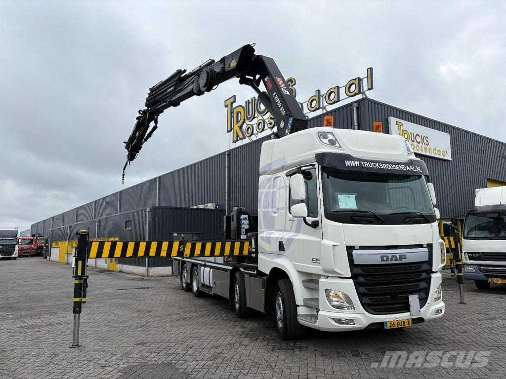 DAF CF 460 + HIAB HIPRO 638 E-8.--- 8X EXT. + JIB 150X Grúas todo terreno