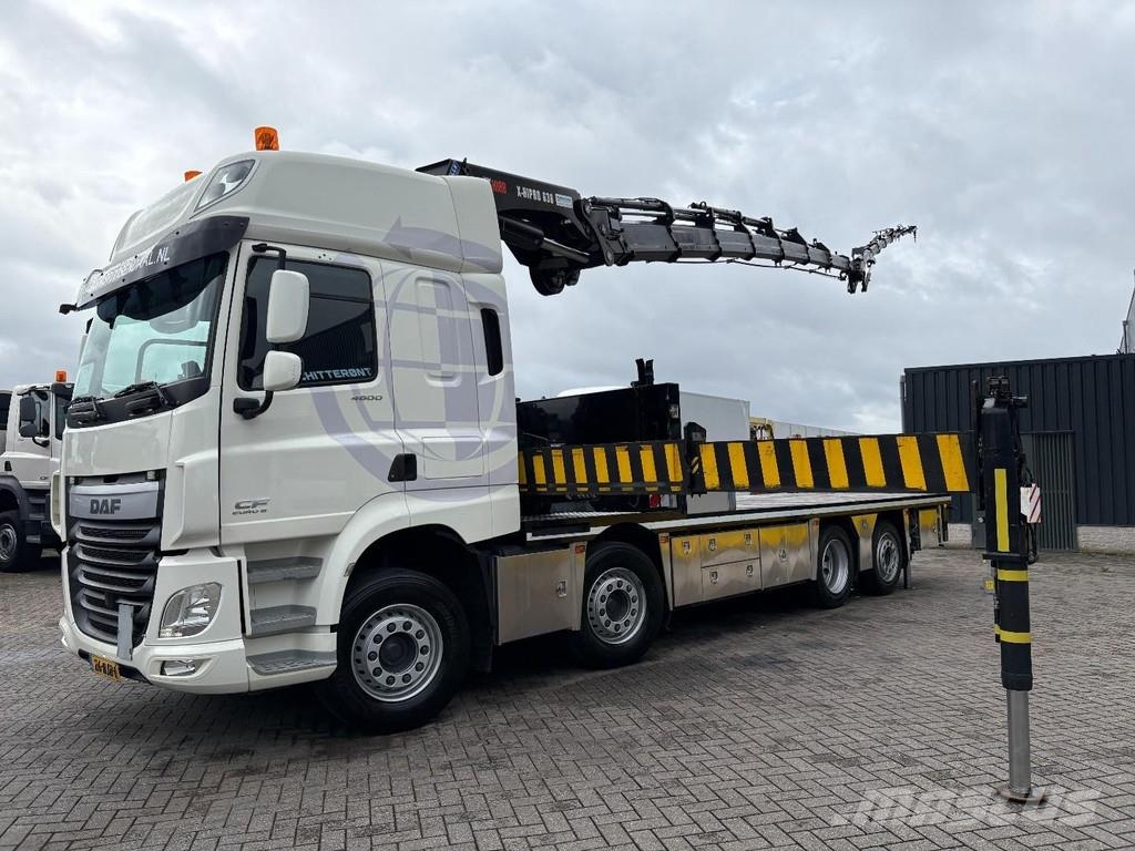 DAF CF 460 + HIAB HIPRO 638 E-8.--- 8X EXT. + JIB 150X Grúas todo terreno