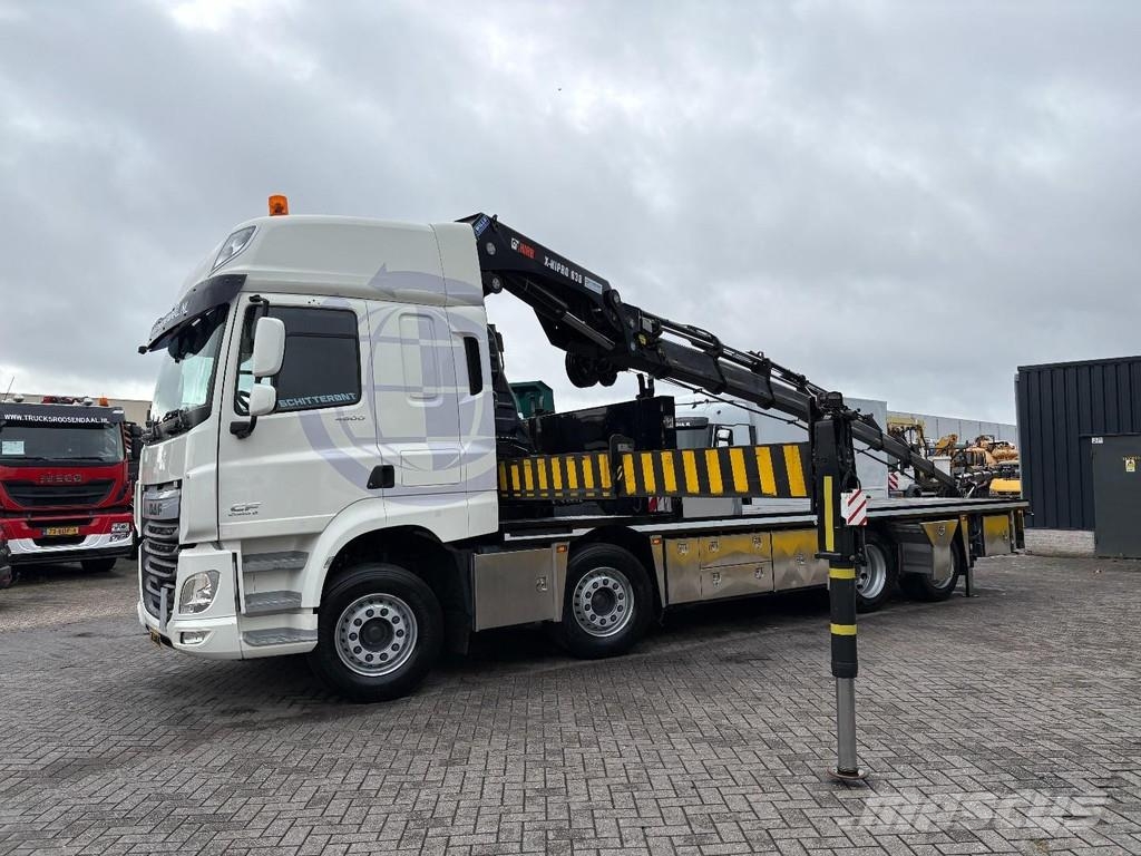 DAF CF 460 + HIAB HIPRO 638 E-8.--- 8X EXT. + JIB 150X Grúas todo terreno