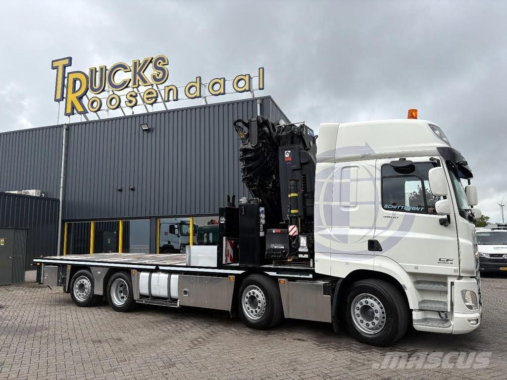 DAF CF 460 + HIAB HIPRO 638 E-8.--- 8X EXT. + JIB 150X Grúas todo terreno