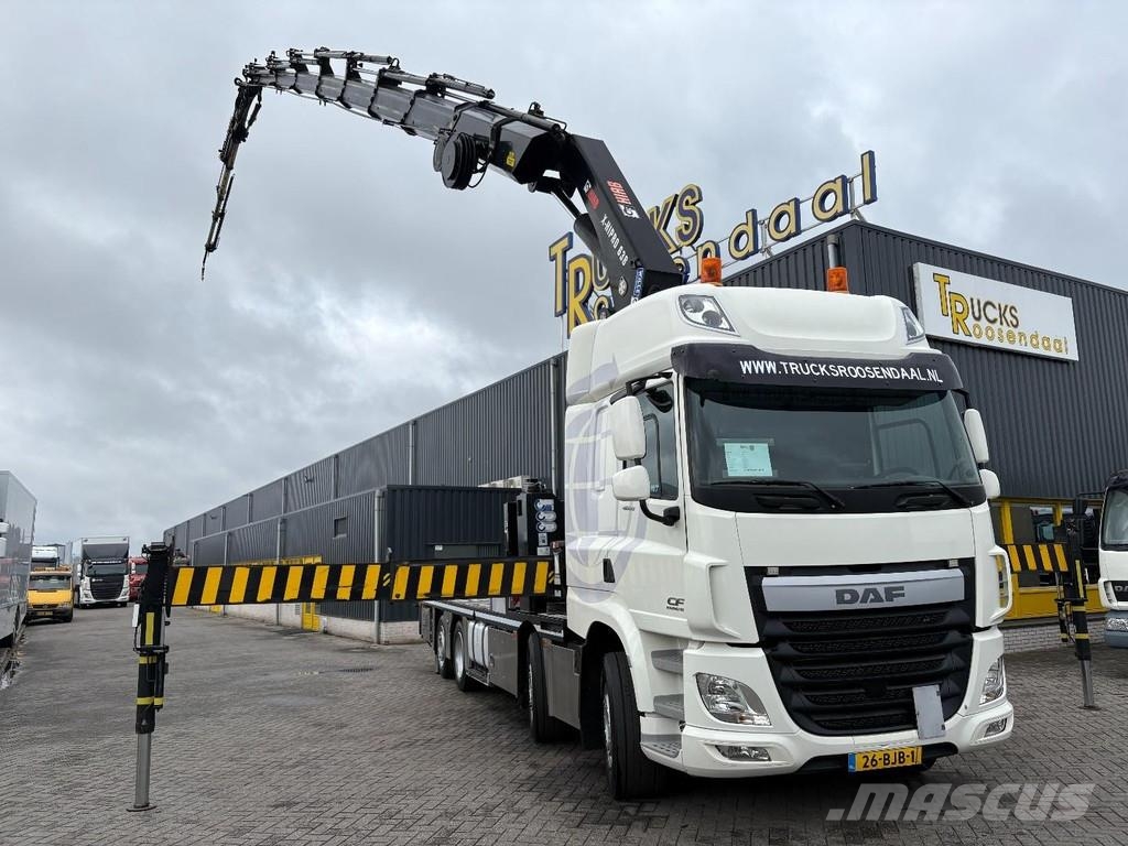 DAF CF 460 + HIAB HIPRO 638 E-8.--- 8X EXT. + JIB 150X Grúas todo terreno