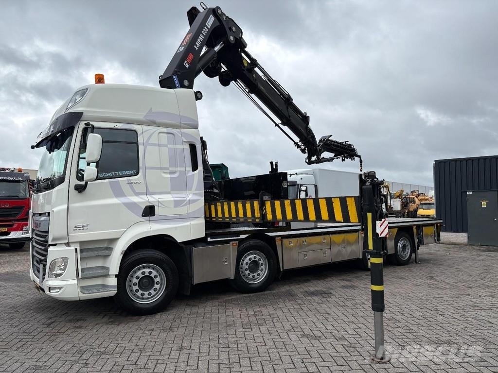 DAF CF 460 + HIAB HIPRO 638 E-8.--- 8X EXT. + JIB 150X Grúas todo terreno