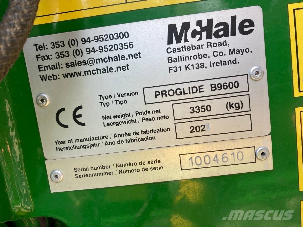 McHale Proglide B9600 / F3100 Falciacondizionatrici