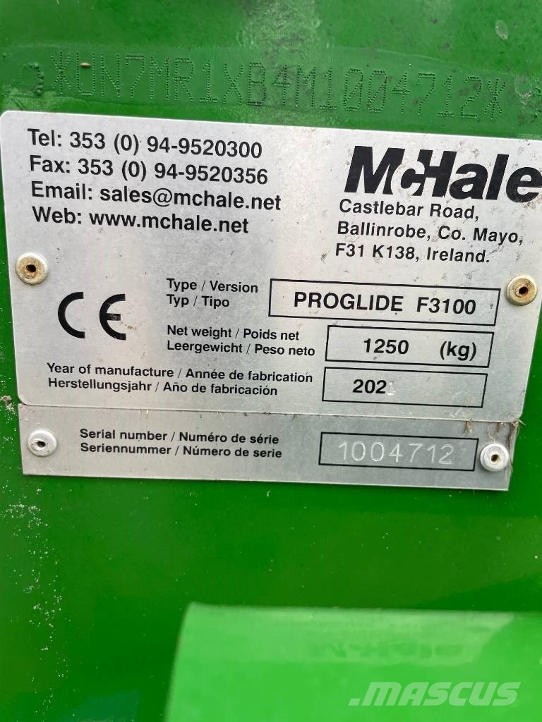 McHale Proglide B9600 / F3100 Falciacondizionatrici