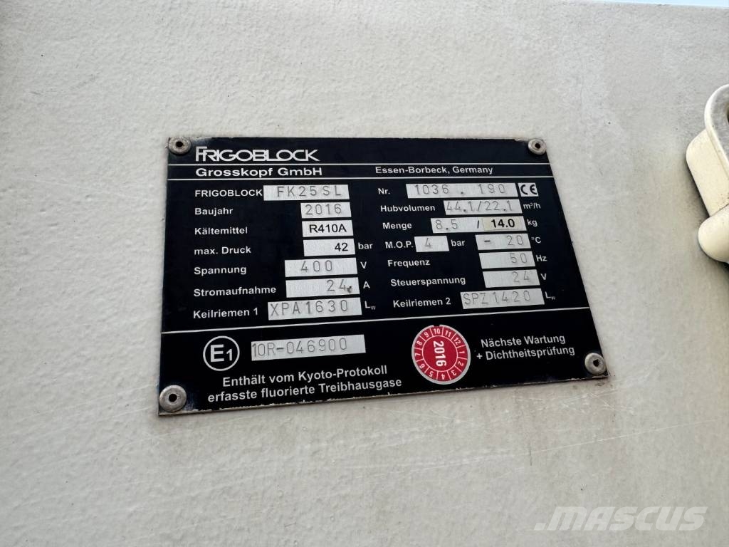 Volvo FE320 6x2*4 Frigoblock FK25SL 9.9 m Frigobox Camiones con temperatura controlada