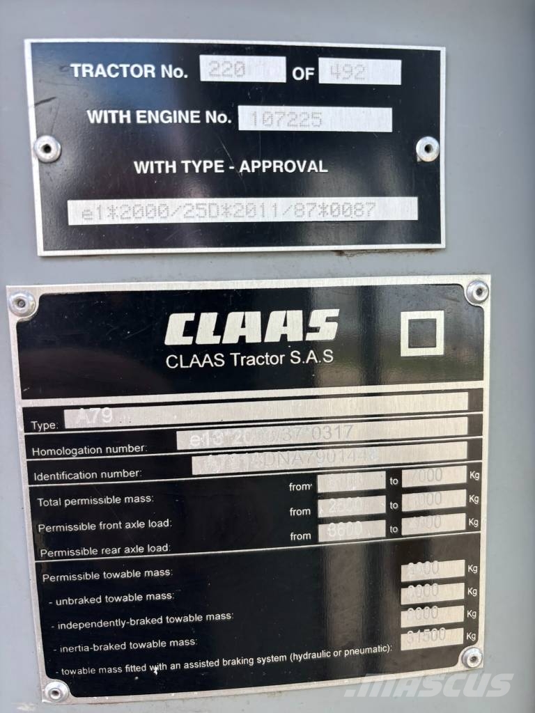 CLAAS Atos 340 트랙터