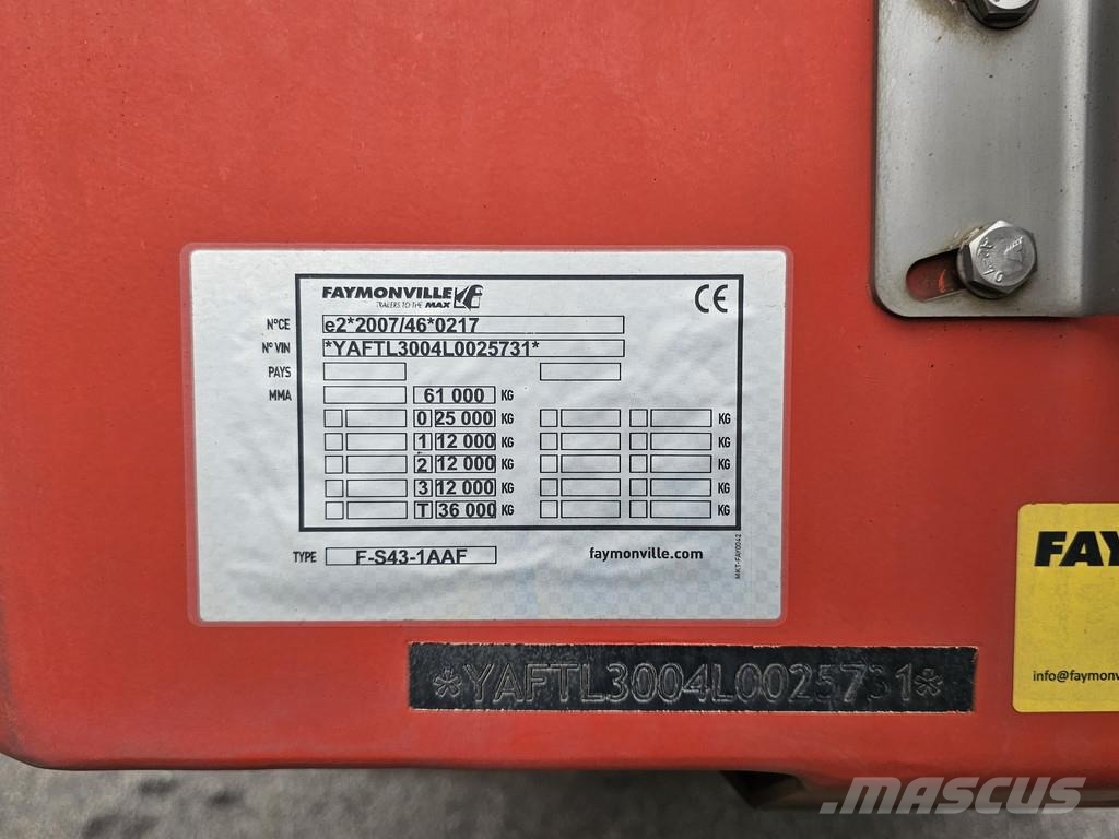 Faymonville F-S43-1AAF EXTENDABLE / REMOVABLE NECK / 2020 Semirremolques de carga baja