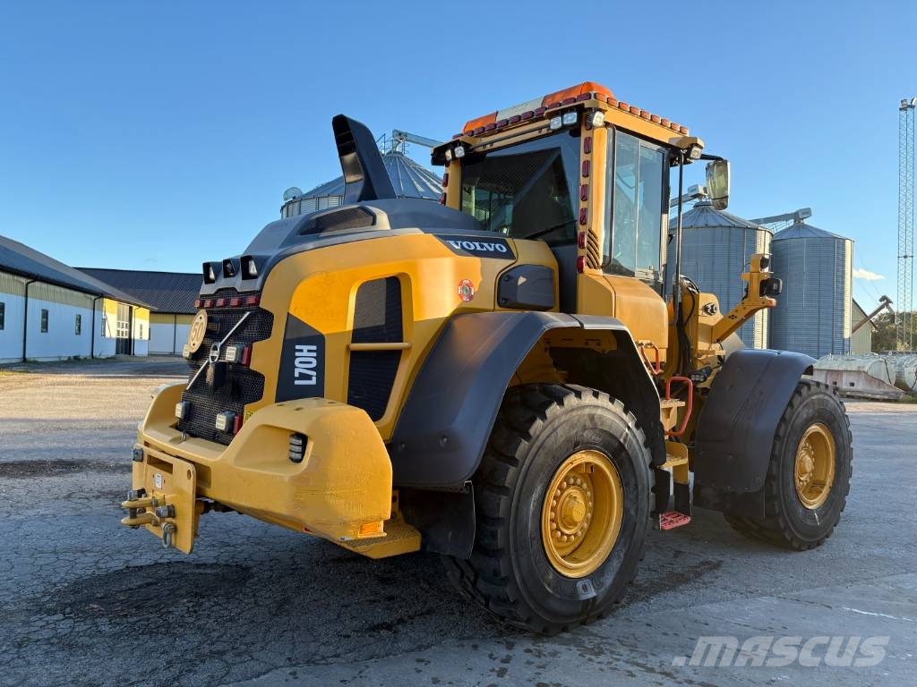Volvo L70H lastmaskin, svensksåld, skevfäste Kolové nakladače