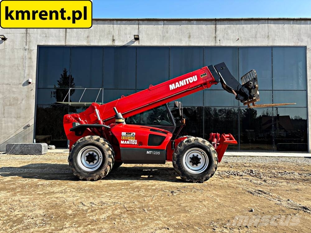 Manitou MT 1235 ŁADOWARKA TELESKOPOWA 2007R. | JCB 535-12 伸缩臂叉装车|叉装车