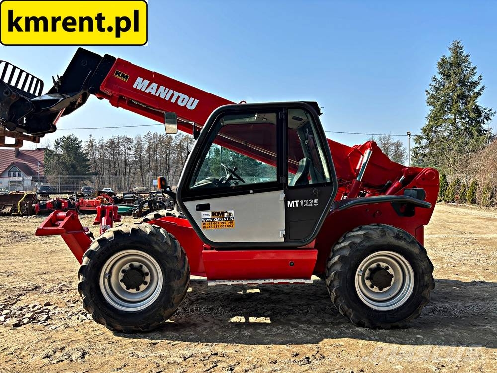 Manitou MT 1235 ŁADOWARKA TELESKOPOWA 2007R. | JCB 535-12 伸缩臂叉装车|叉装车