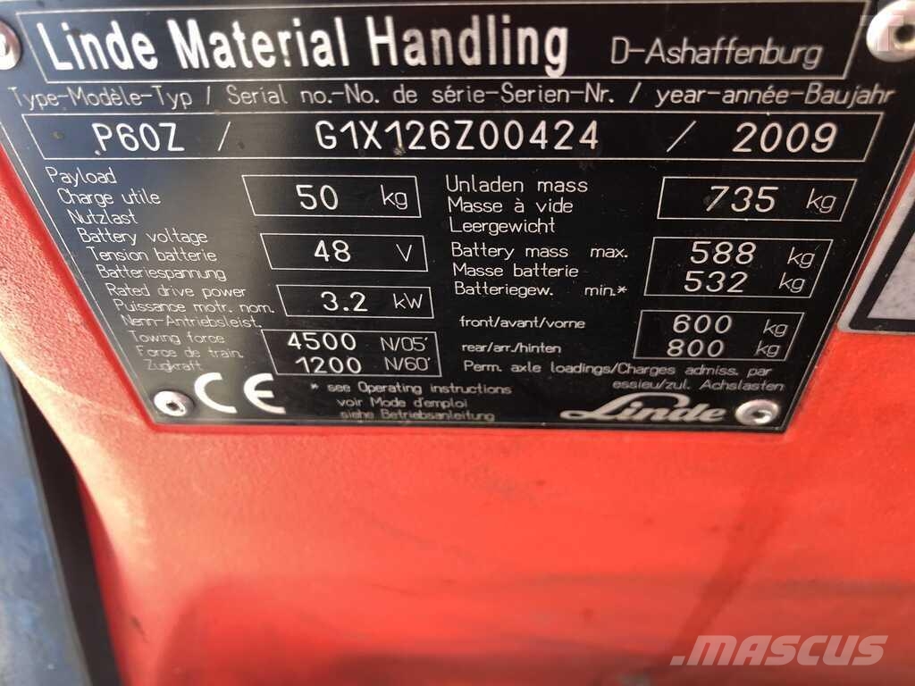 Linde P60Z Vučna vozila