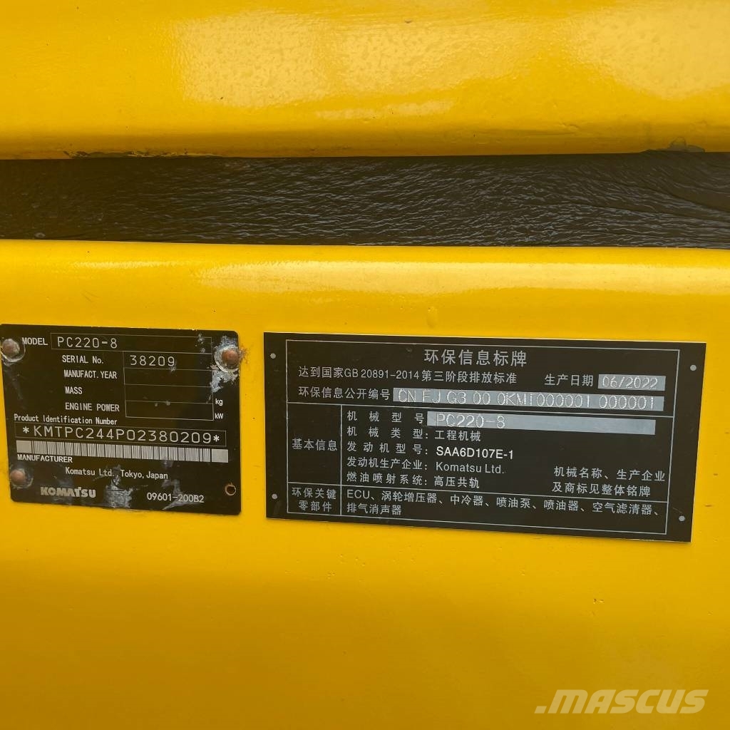 Komatsu PC 220-8 Pelle sur chenilles