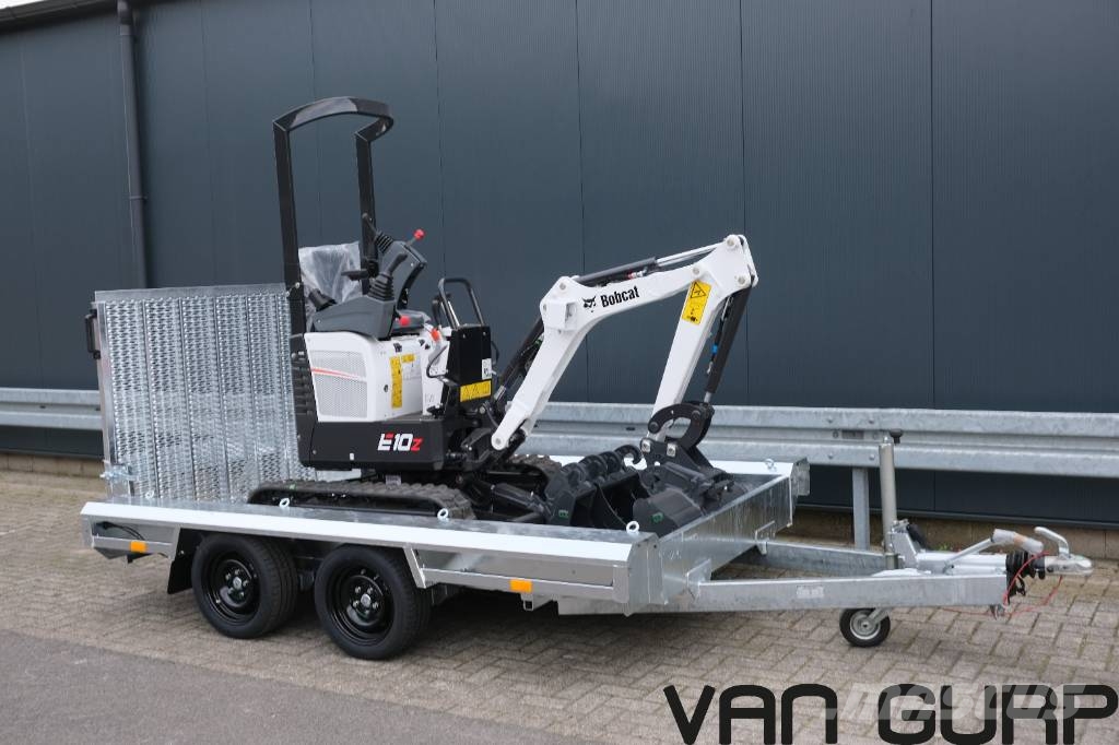 Bobcat E 10z | Inclusief machinetransporter Mini ekskavatori < 7 t