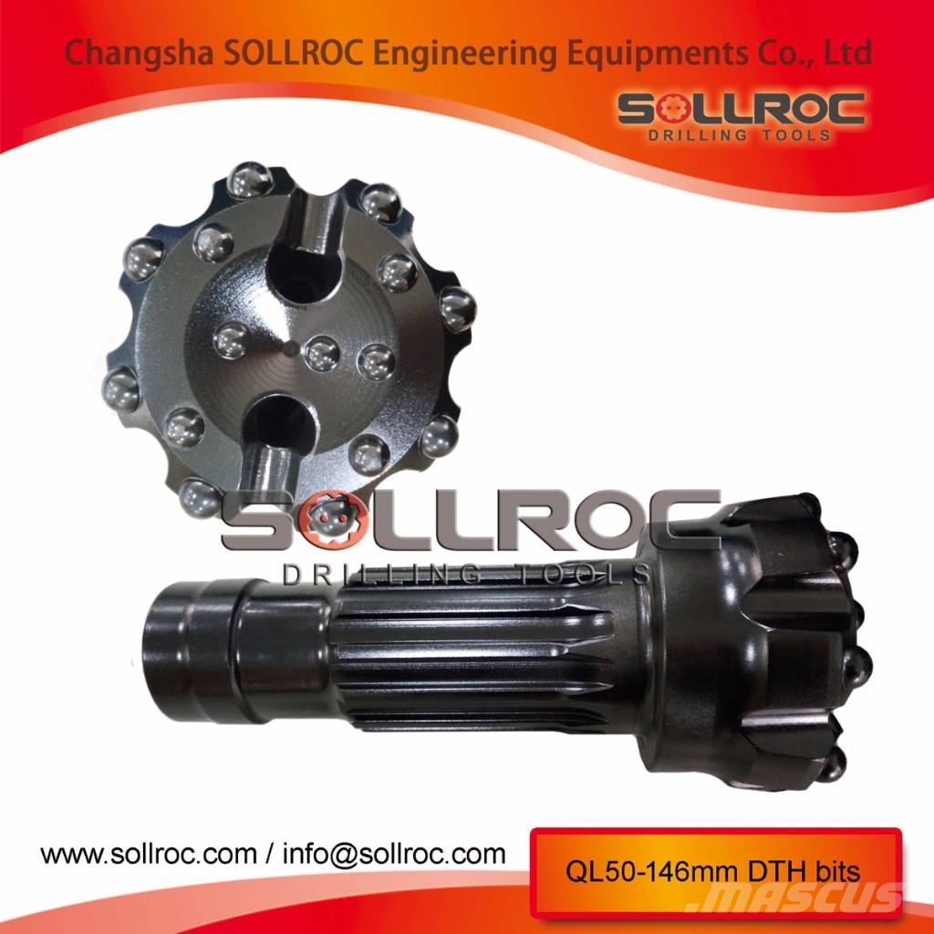 Sollroc Down the hole bits, DTH bits for DTH hammers Комплектуючі і запасні частини для бурових установок