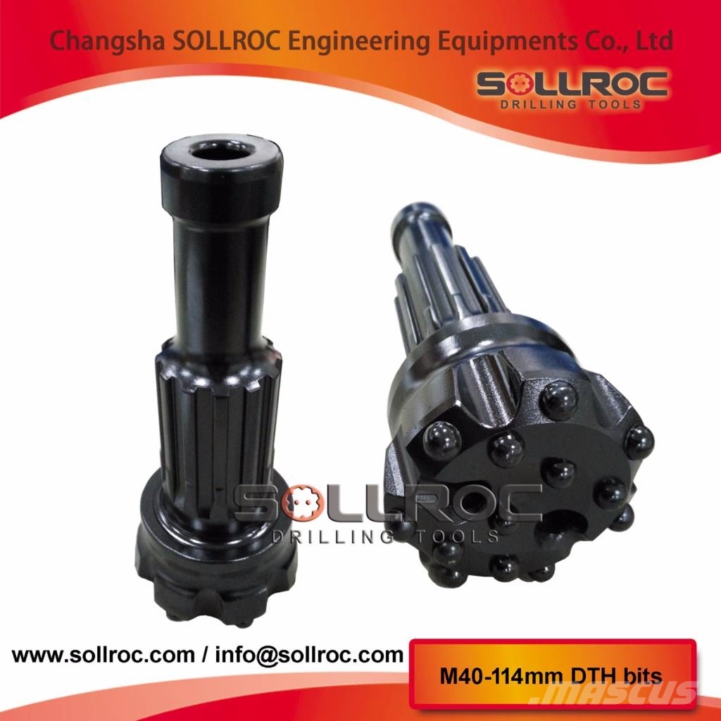 Sollroc Down the hole bits, DTH bits for DTH hammers Комплектуючі і запасні частини для бурових установок