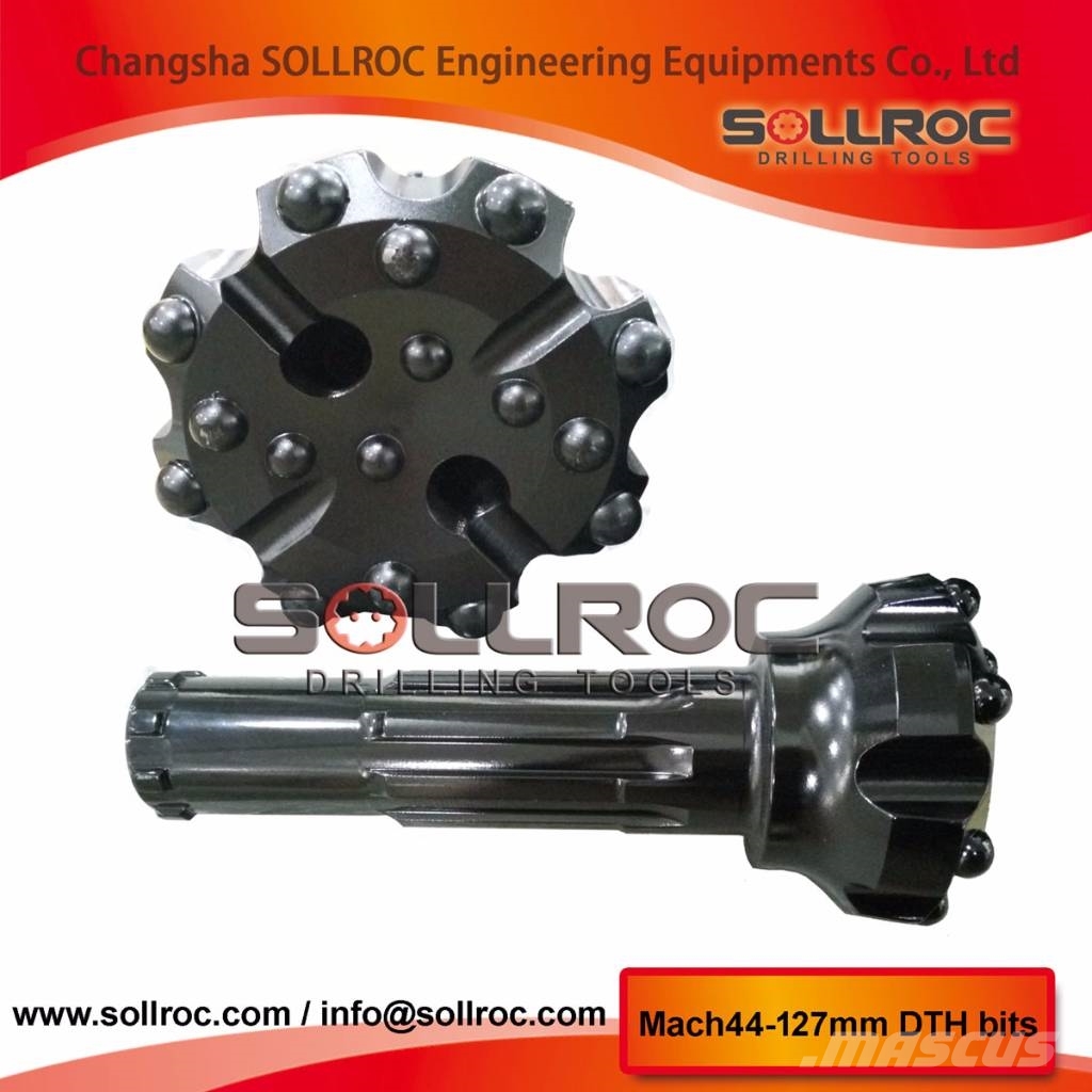 Sollroc Down the hole bits, DTH bits for DTH hammers Комплектуючі і запасні частини для бурових установок