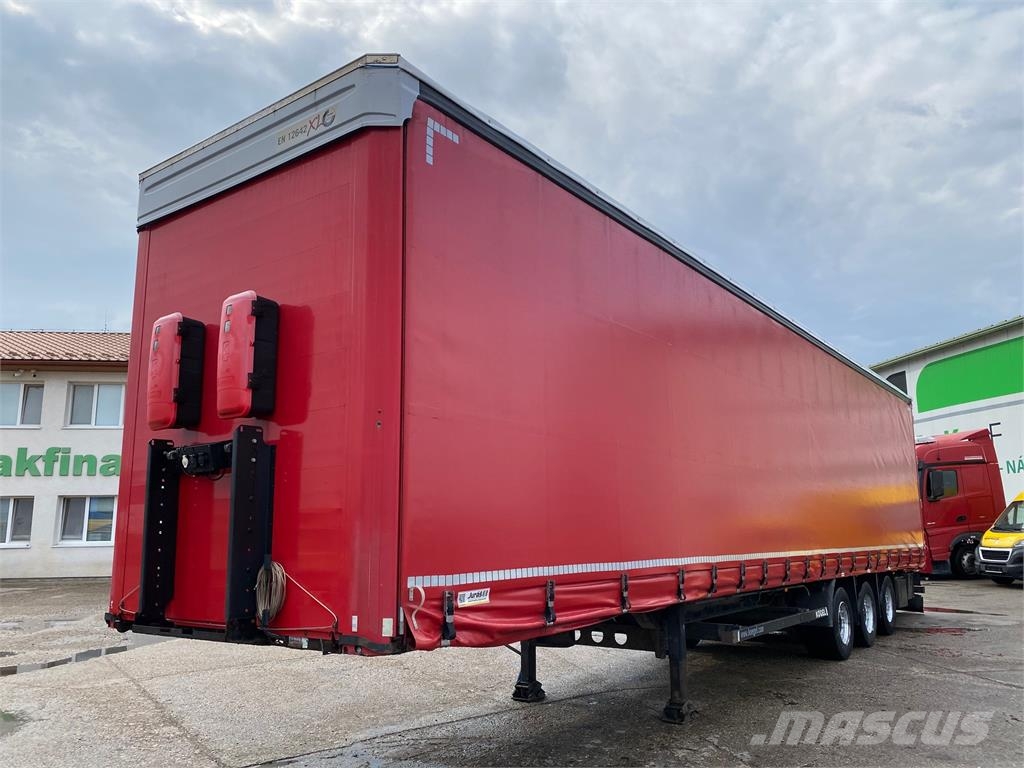 Kögel SN24 LOWDECK trojstranka VIN 133 Semirremolques de caja de lona