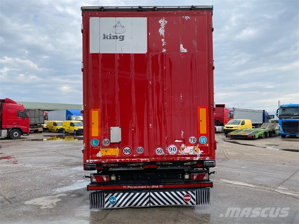 Kögel SN24 LOWDECK trojstranka VIN 133 Semirremolques de caja de lona