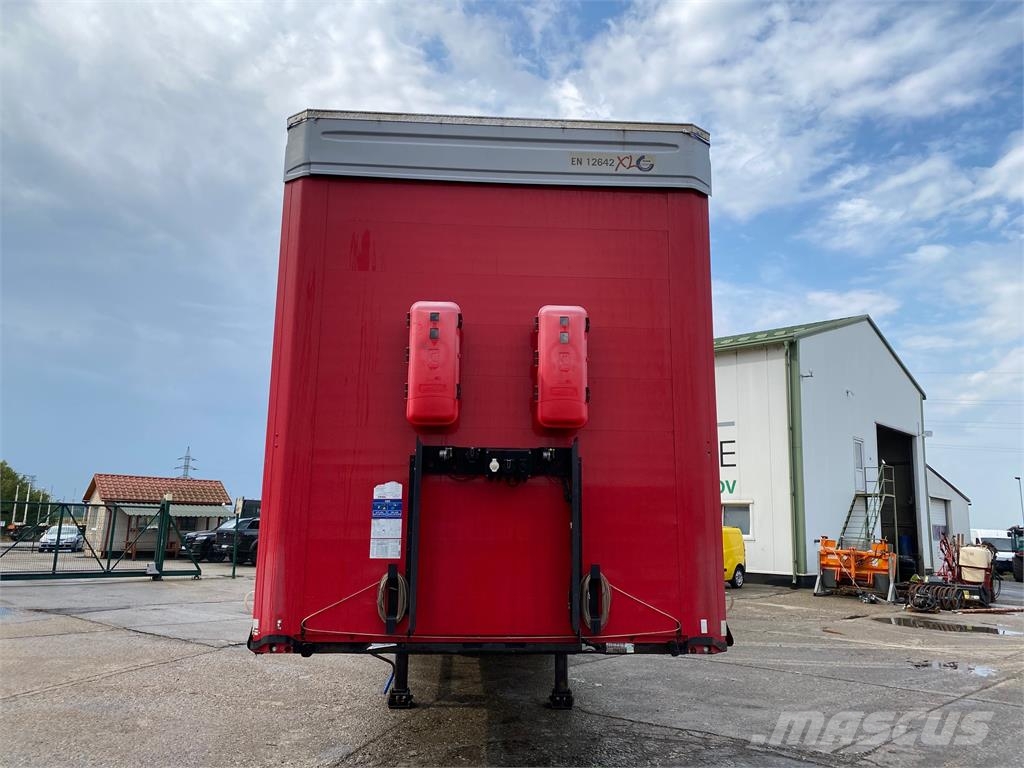 Kögel SN24 LOWDECK trojstranka VIN 133 Semirremolques de caja de lona