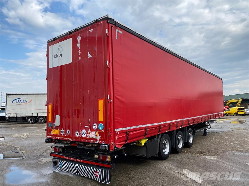 Kögel SN24 LOWDECK trojstranka VIN 133 Semirremolques de caja de lona
