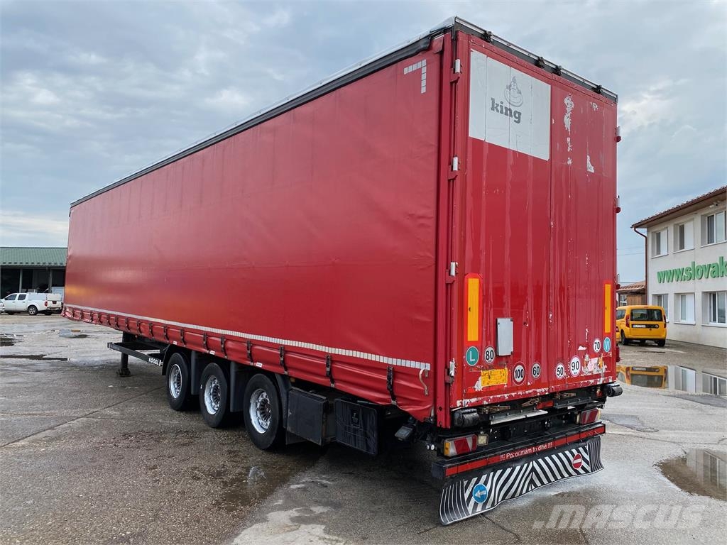 Kögel SN24 LOWDECK trojstranka VIN 133 Semirremolques de caja de lona